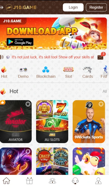  J10 Game-menu image