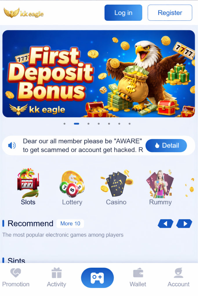 KK Eagle-menu